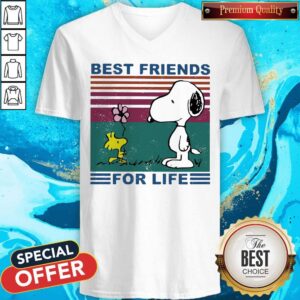 Alternative view of Snoopy And Woodstock Best Friends For Life Vintage Shirt