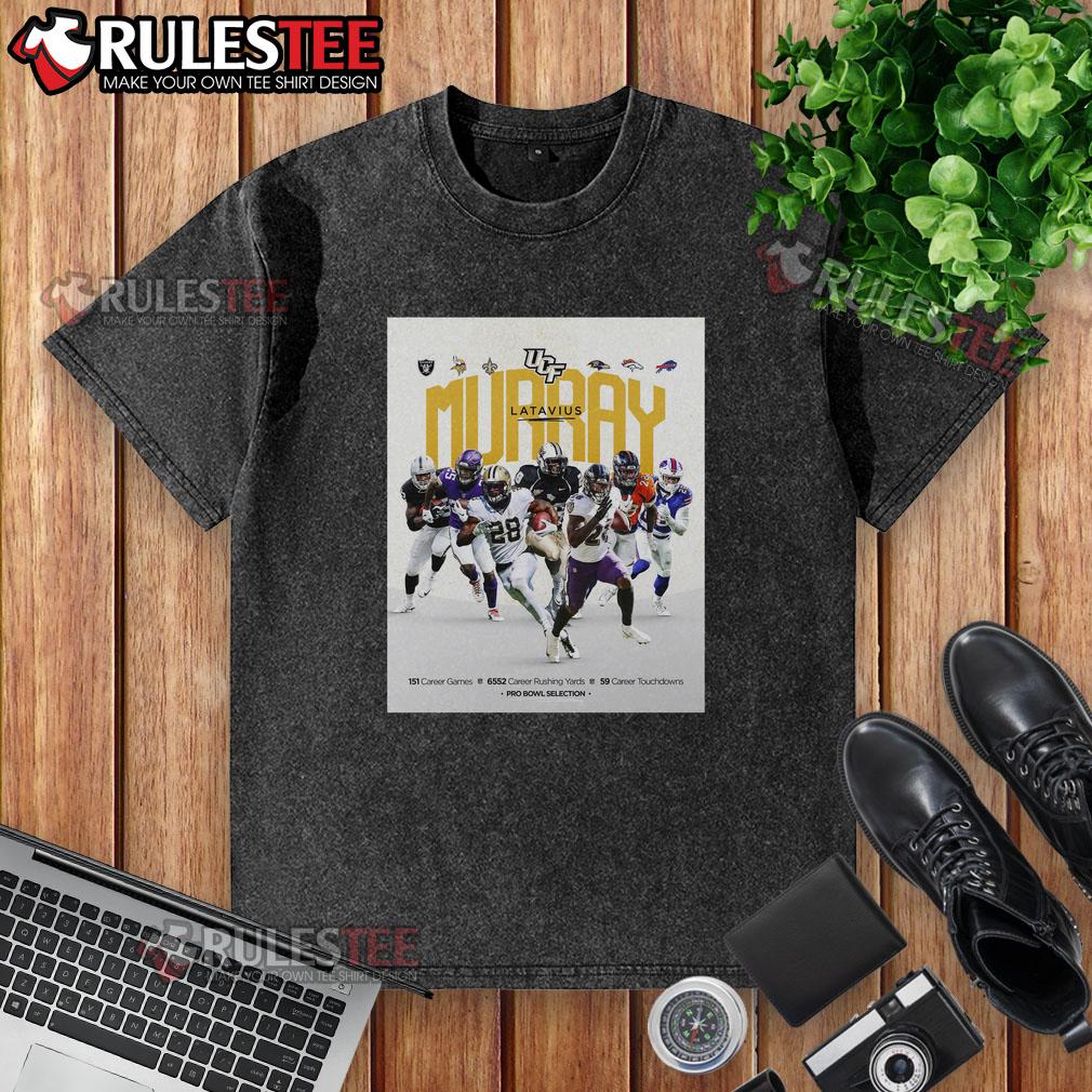 Nice UCF Knights Football Murray Latavius Player T-Shirt - Image 6
