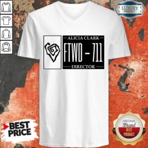Alternative view of Alicia Clark Tattoo Director Plate Number Shirt