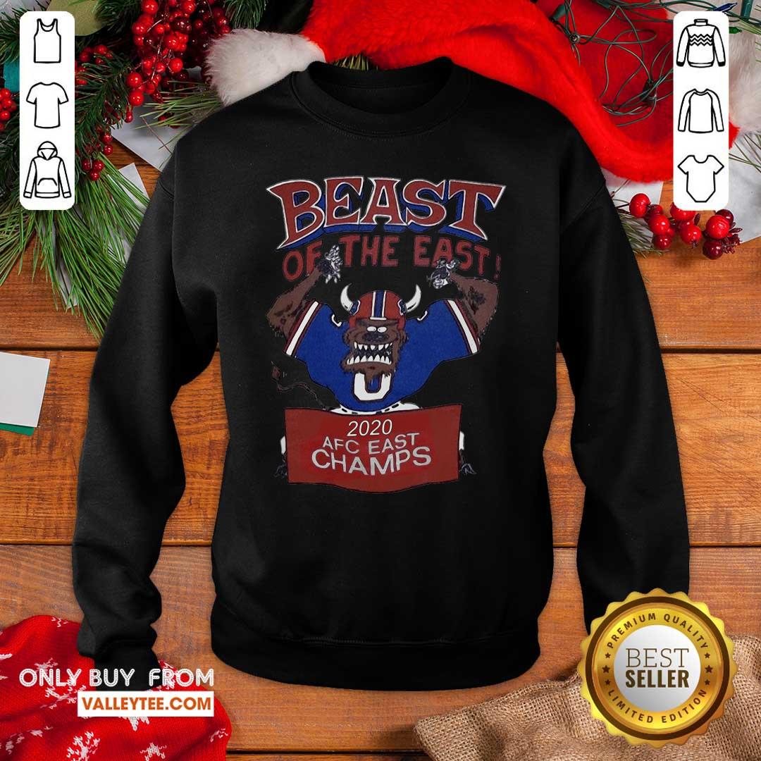 Happy Beast Of The East 2020 Afc East Champs Shirt - Image 4