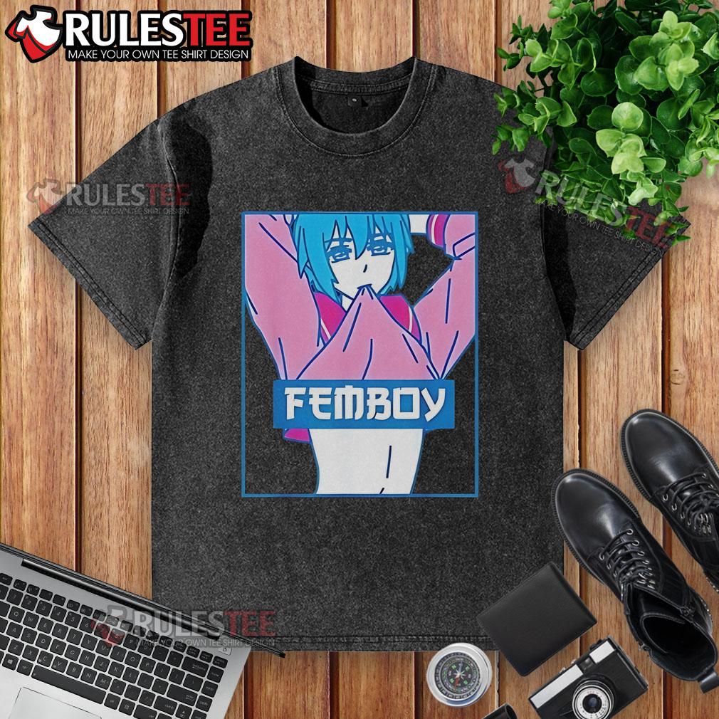 Official Femboy Aesthetic Pastel Yaoi Anime T-Shirt - Image 6