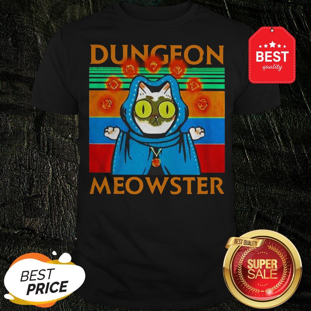 Vintage Cat Dungeon Meowster Shirt