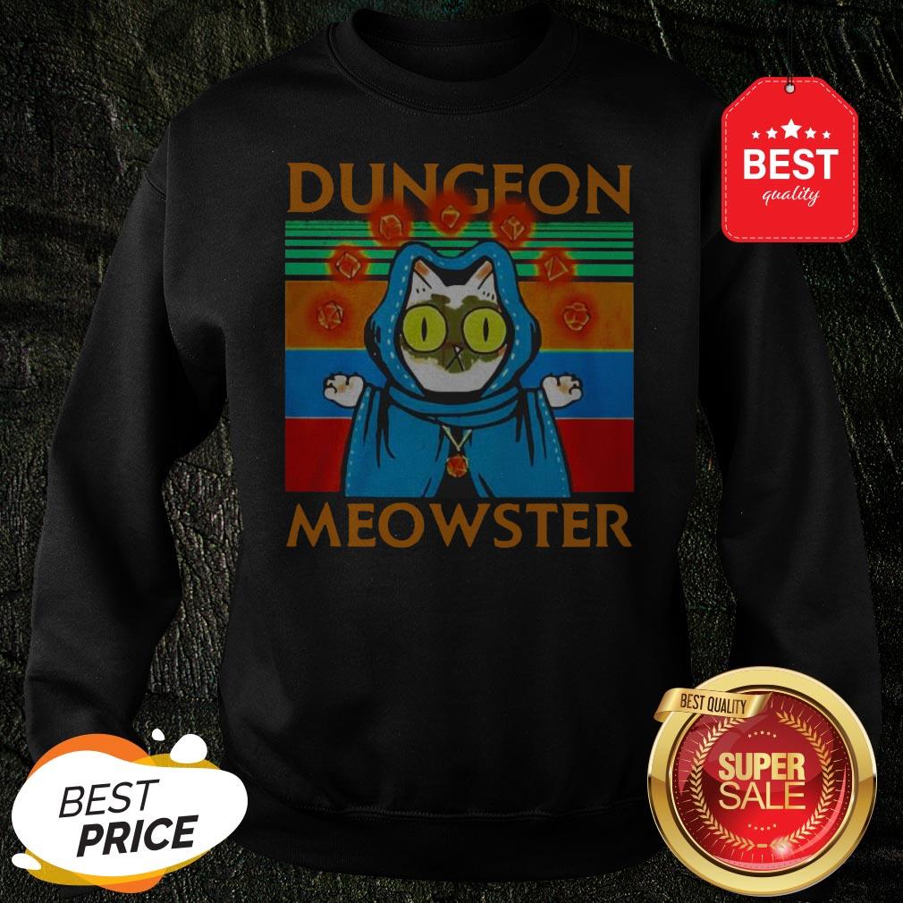 Vintage Cat Dungeon Meowster Shirt - Image 4
