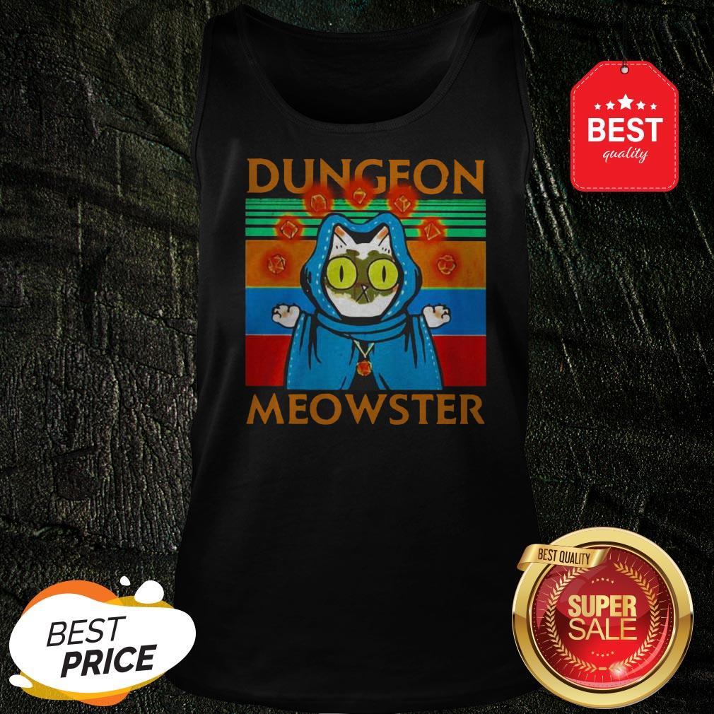 Vintage Cat Dungeon Meowster Shirt - Image 3