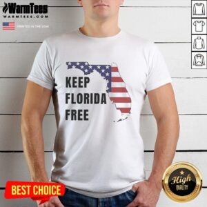 Funny Keep Florida Free Map T-Shirt