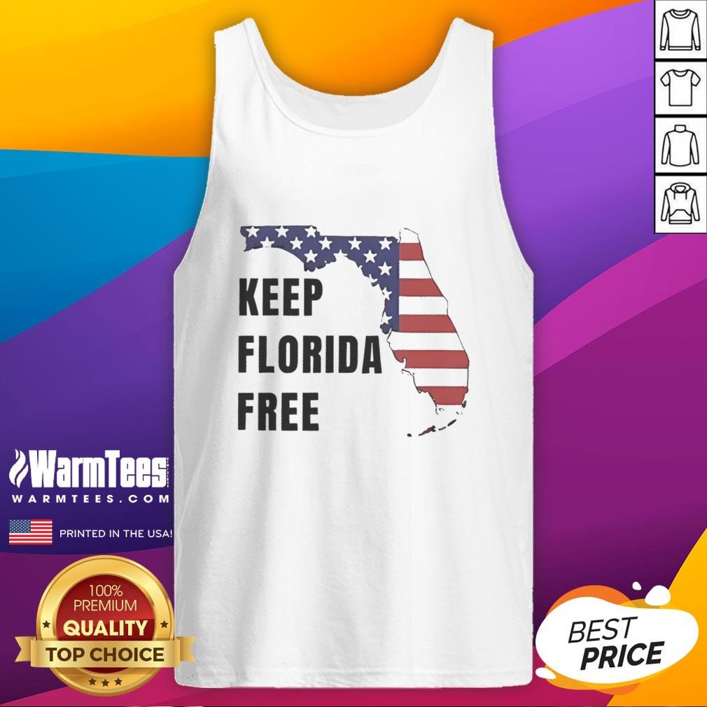 Funny Keep Florida Free Map T-Shirt - Image 4