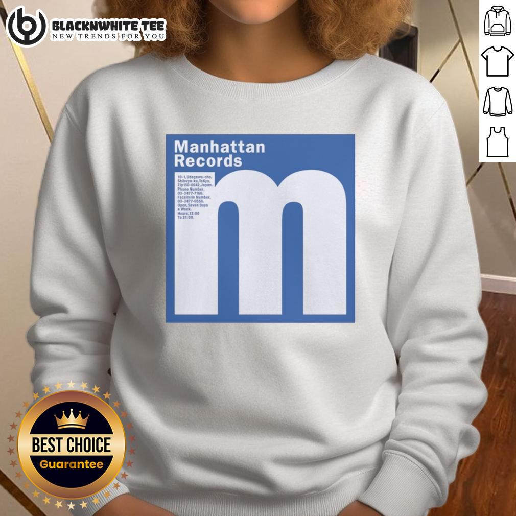 Nice Manhattan Records Shibuya Tokyo Hip-Hop And Rap T-Shirt - Image 5