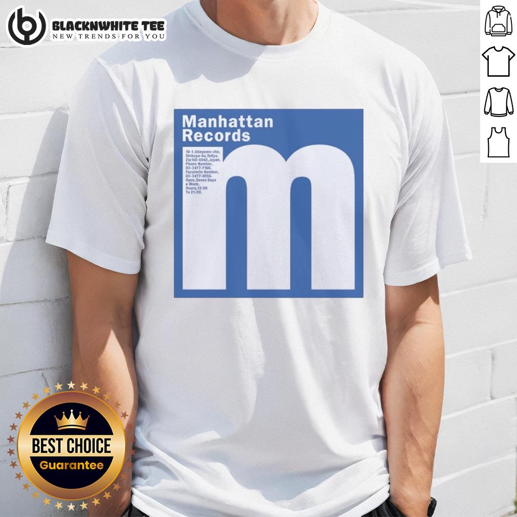 Nice Manhattan Records Shibuya Tokyo Hip-Hop And Rap T-Shirt