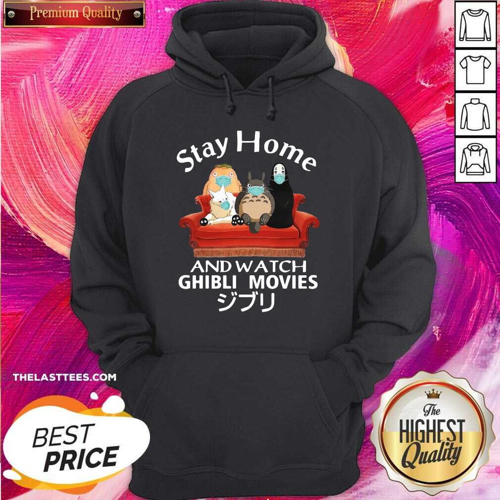 Beautiful Stay Home And Watch Ghibli Movies Shirt - Image 4