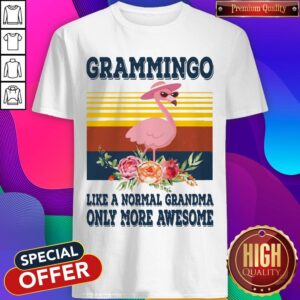 Grammingo Like A Normal Grandma Only More Awesome Vintage Shirt