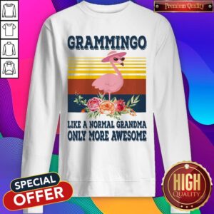 Alternative view of Grammingo Like A Normal Grandma Only More Awesome Vintage Shirt