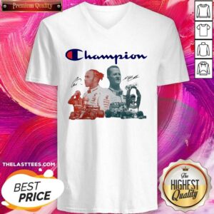 Alternative view of Pretty Hamilton F1 New World Champions Signature Shirt
