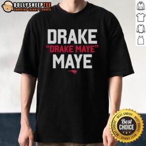 Good Drake Maye Mvp New England Patriots Small Logo T-Shirt