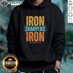 Alternative view of Official Iron Sharpens Iron Proverbs 27 17 T-Shirt