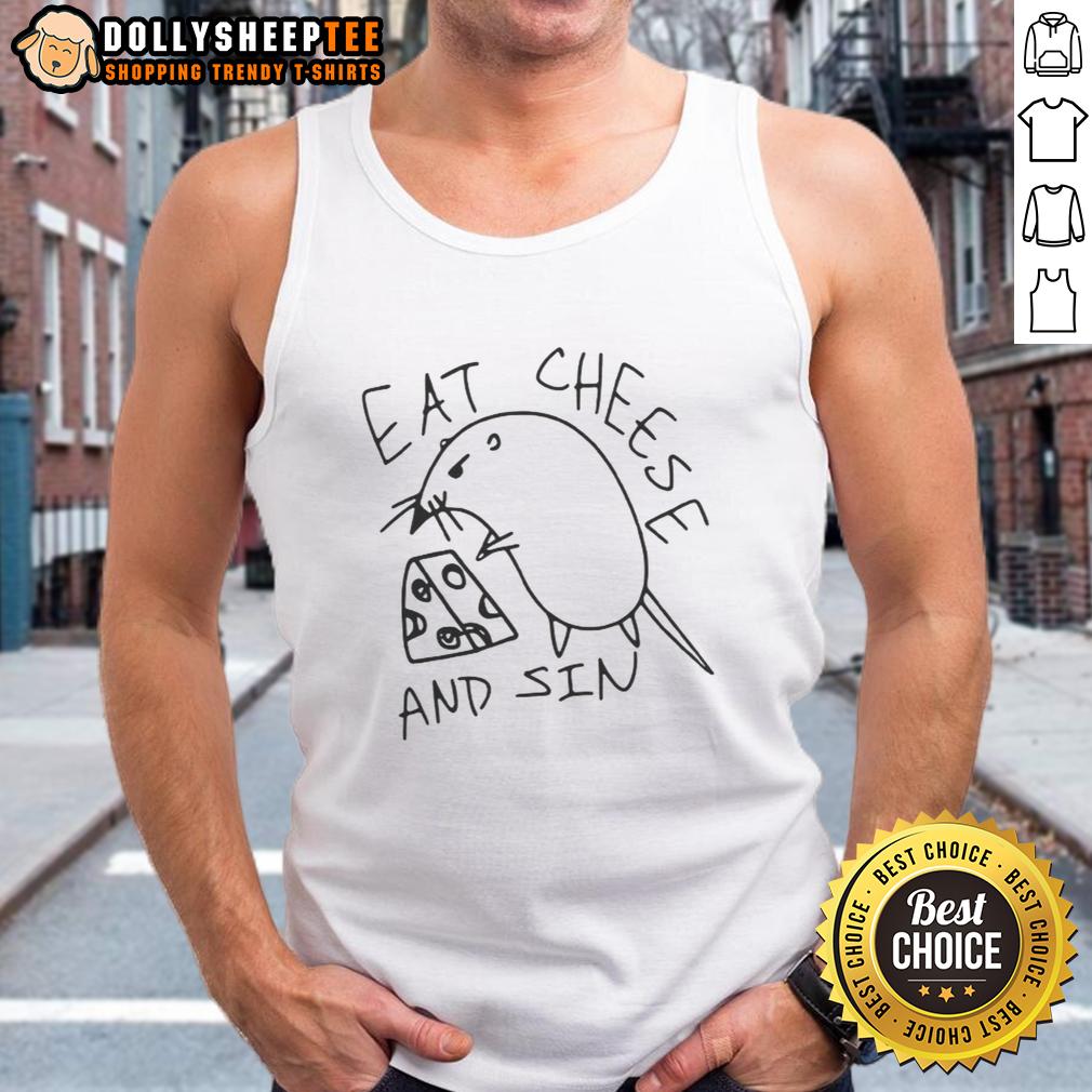 Premium Rat Eat Cheese And Sin T-Shirt - Image 4