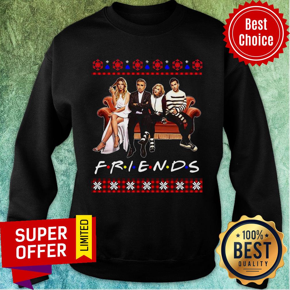 Official Schitt’s Creek And Friends Merry Christmas Ugly Shirt - Image 4