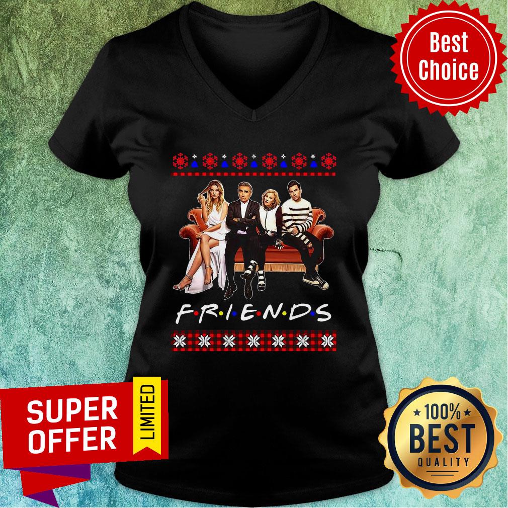 Official Schitt’s Creek And Friends Merry Christmas Ugly Shirt - Image 2