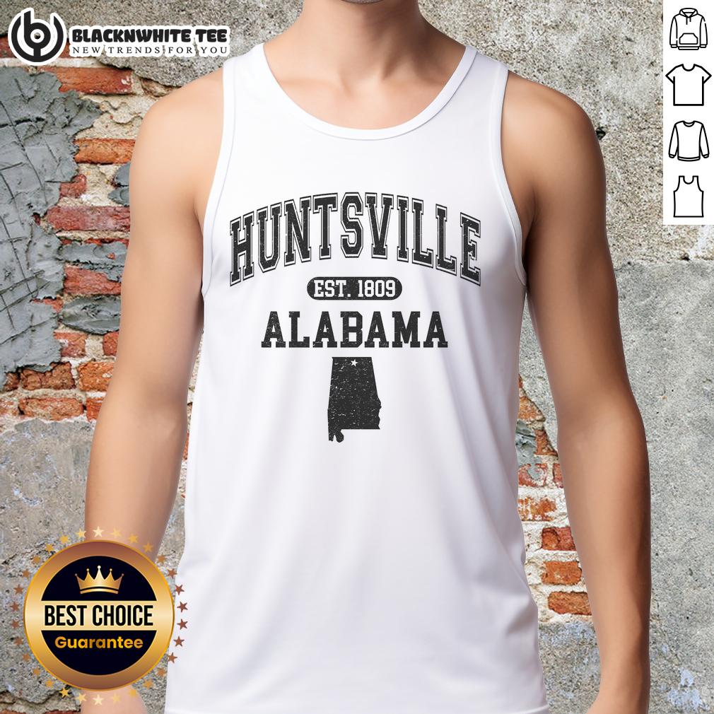 Top Huntsville Alabama Est 1809 Varsity T-Shirt - Image 4