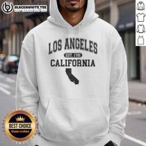 Alternative view of Top Los Angeles California Est 1781 Varsity T-Shirt