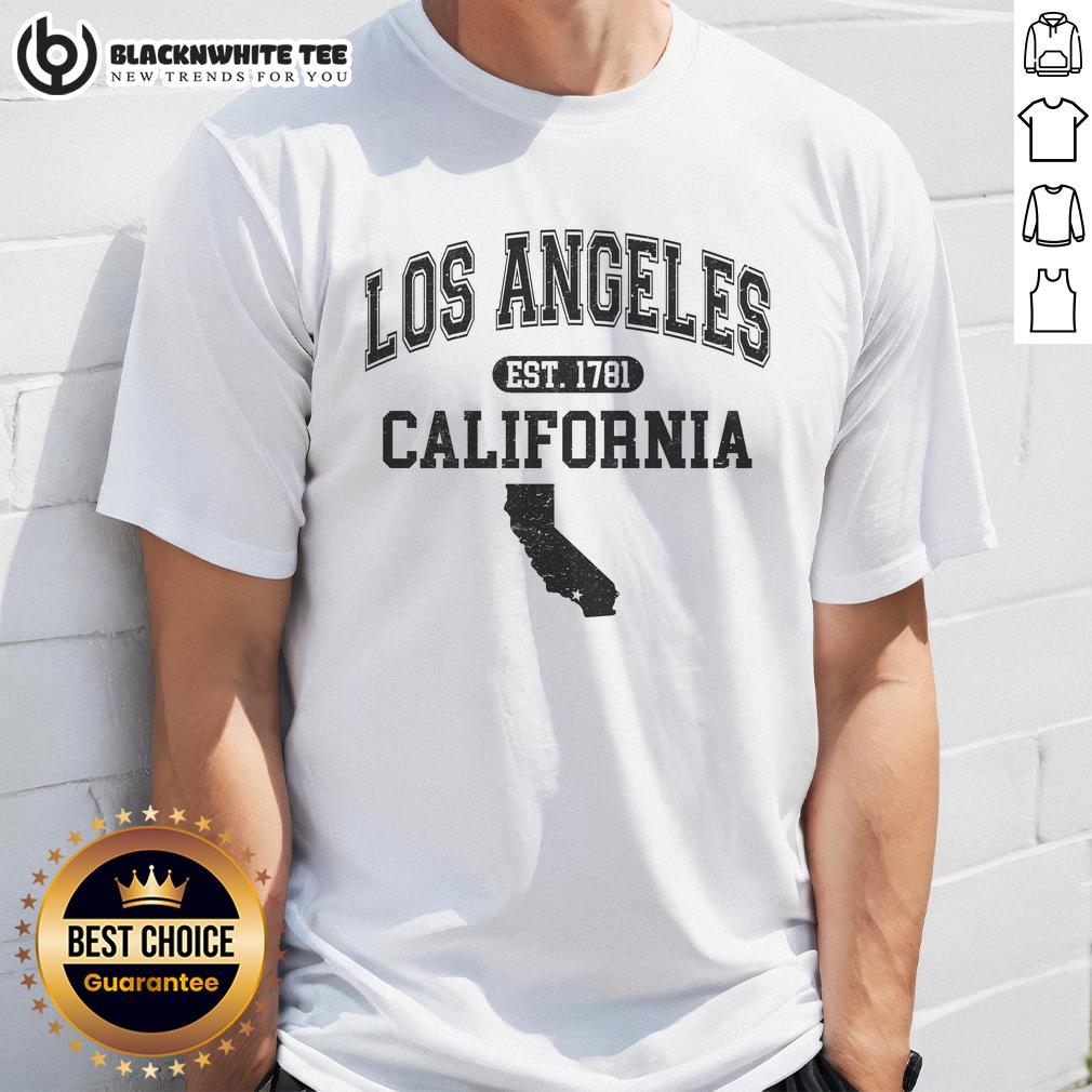 Top Los Angeles California Est 1781 Varsity T-Shirt