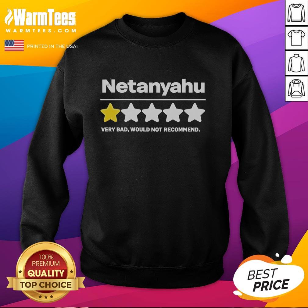 Official Netanyahu 1 Star Rating Very Bad Would Not Recommend T-Shirt - Image 5