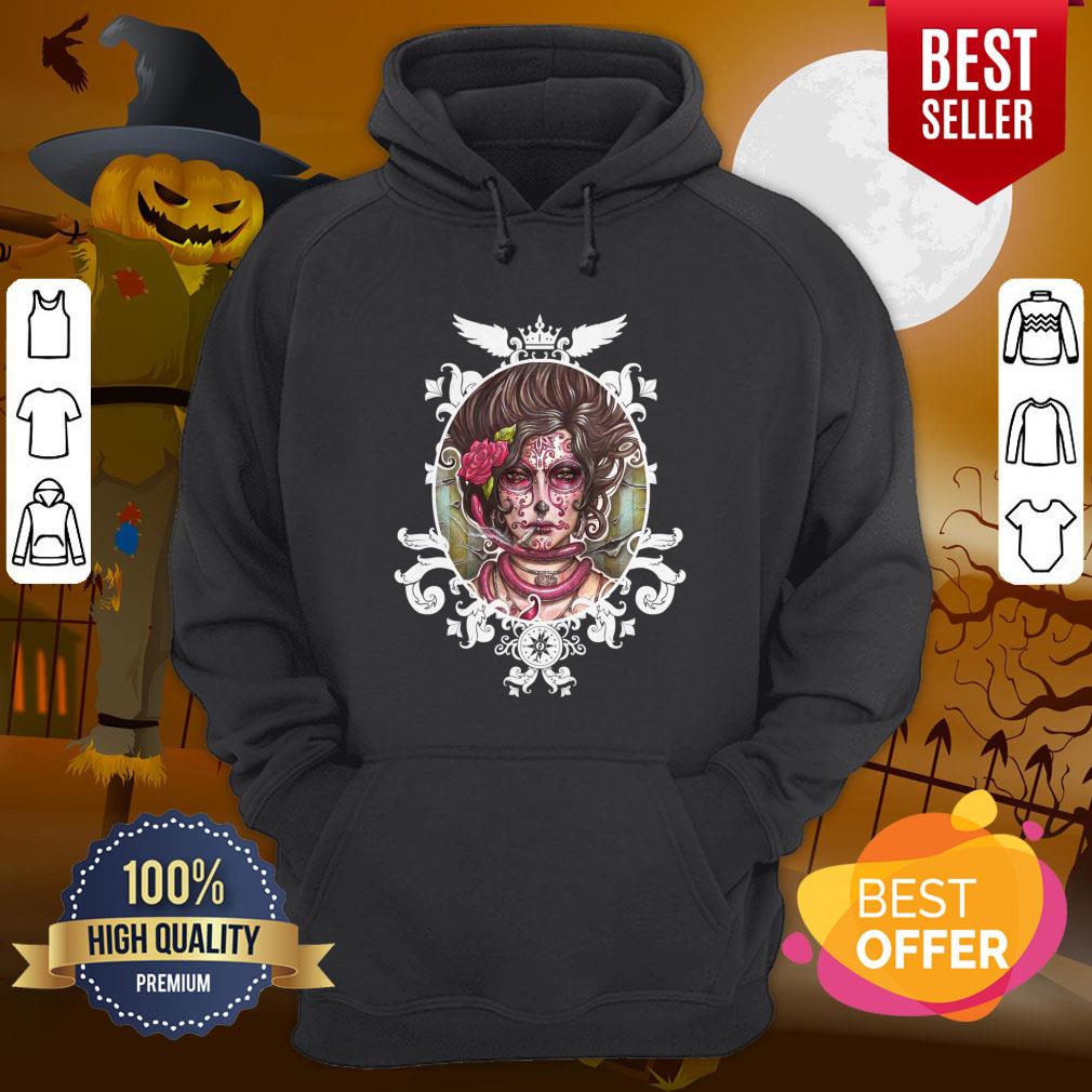 Catrina Colorada Day Of The Dead Shirt - Image 5