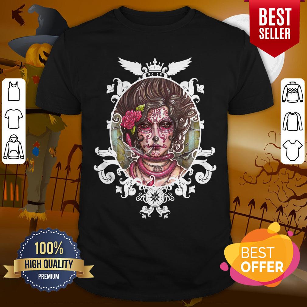 Catrina Colorada Day Of The Dead Shirt