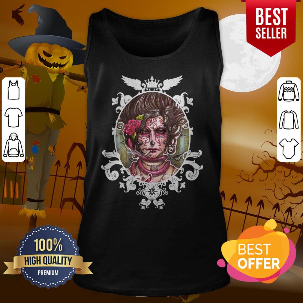 Catrina Colorada Day Of The Dead Shirt - Image 3