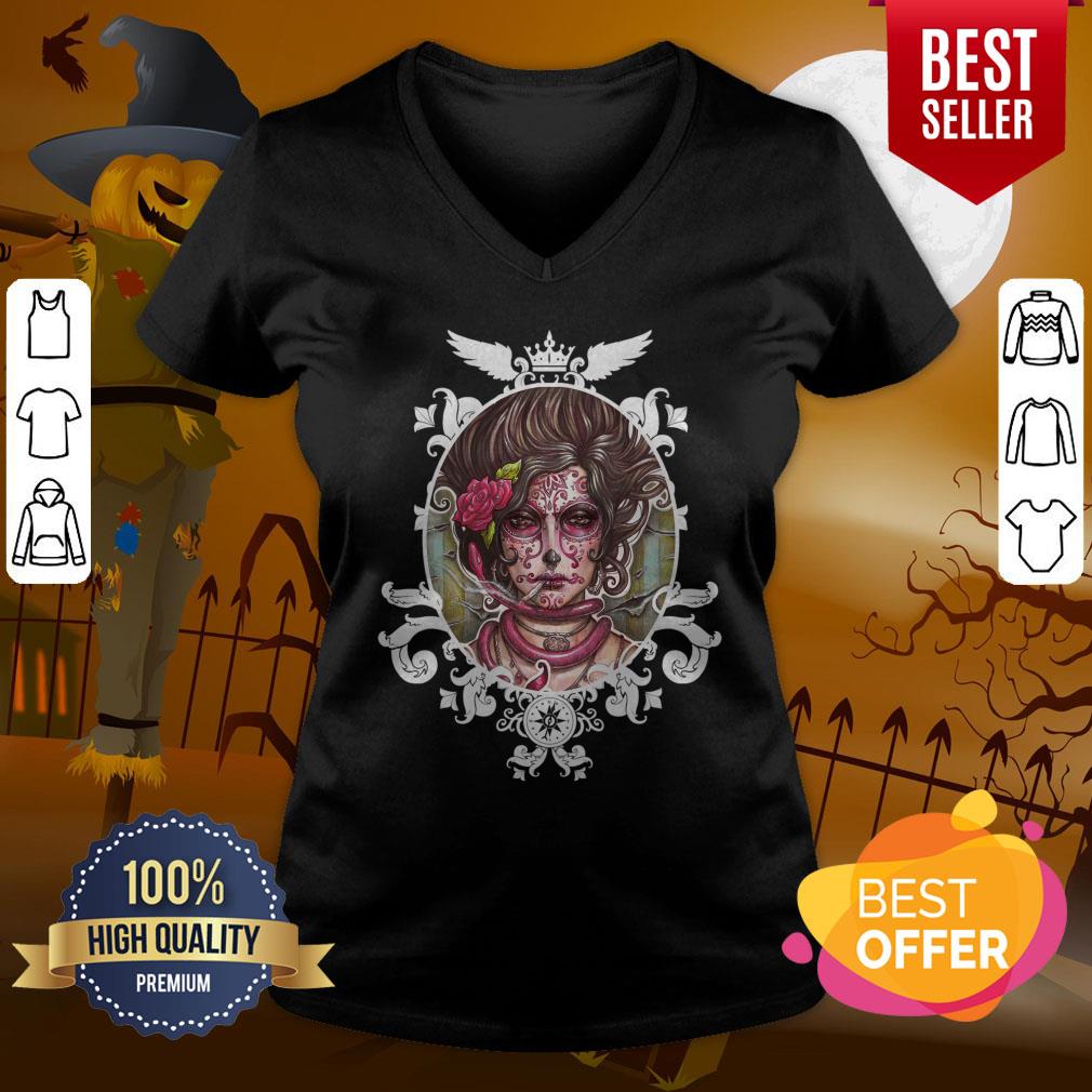 Catrina Colorada Day Of The Dead Shirt - Image 2