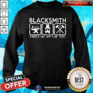 Alternative view of Grateful Blacksmith There Is No App Shirt