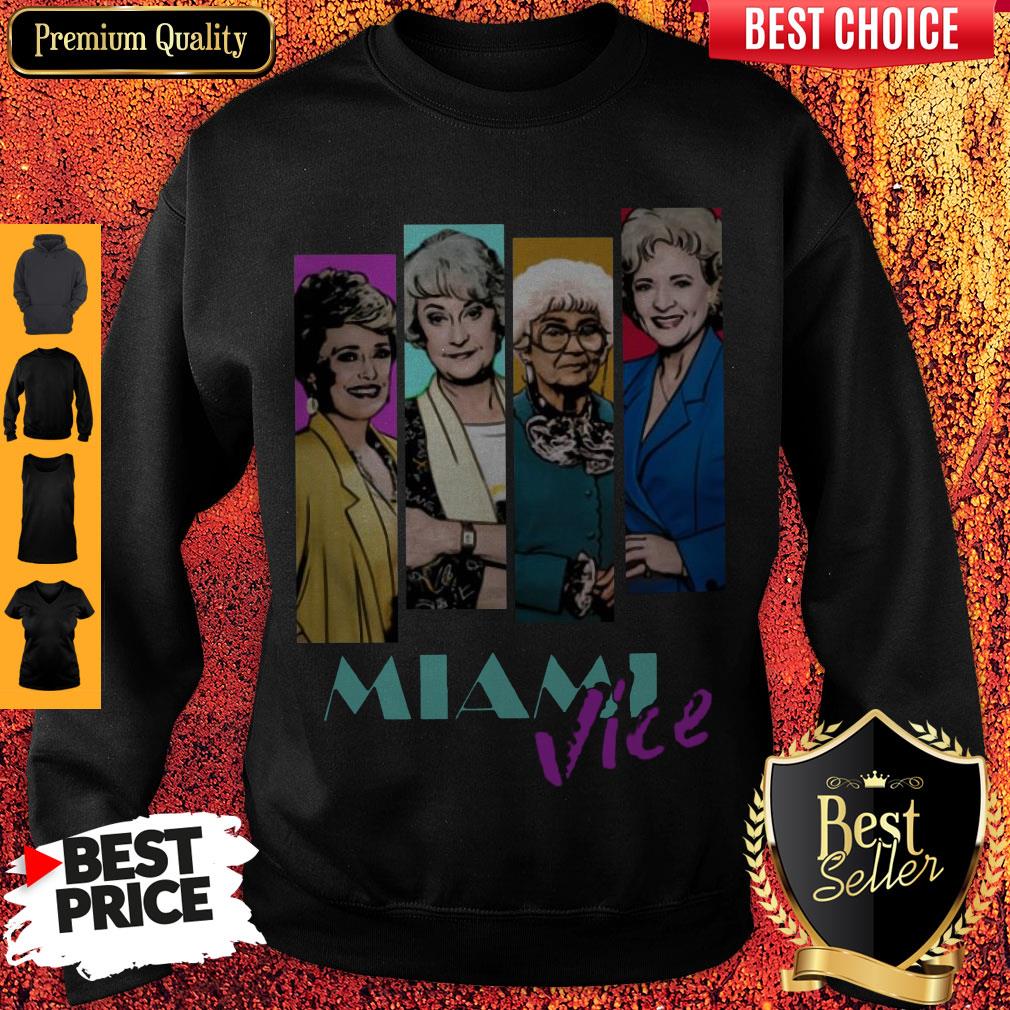 Nice The Golden Girls Miami Vice Shirt - Image 3
