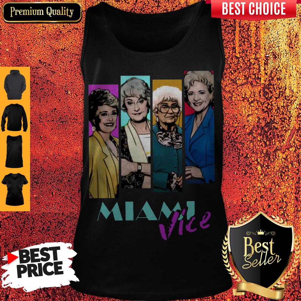 Nice The Golden Girls Miami Vice Shirt - Image 4
