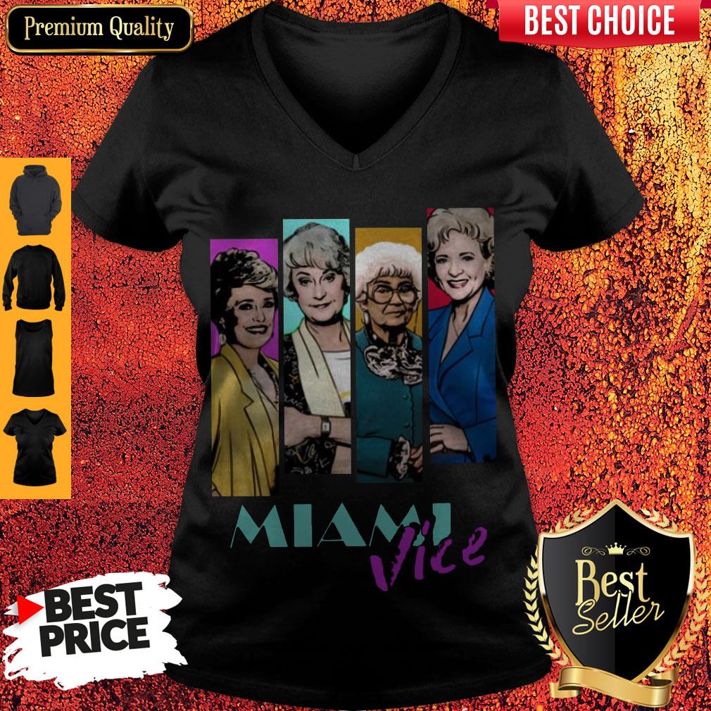 Nice The Golden Girls Miami Vice Shirt - Image 5
