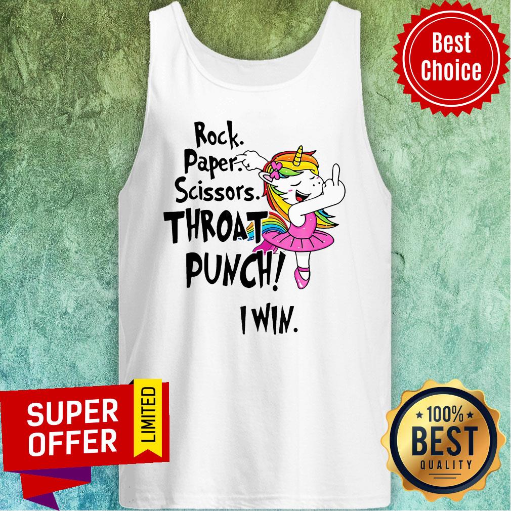Premium Rock, Paper, Scissors, Throat Punch I Win Shirt - Image 4