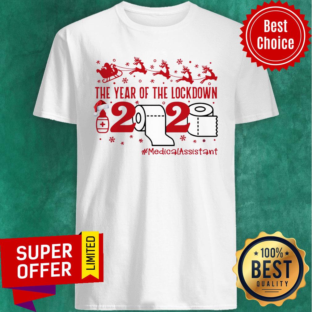Awesome The Year Of The Lockdown 2020 #MedicalAssistant Christmas Shirt