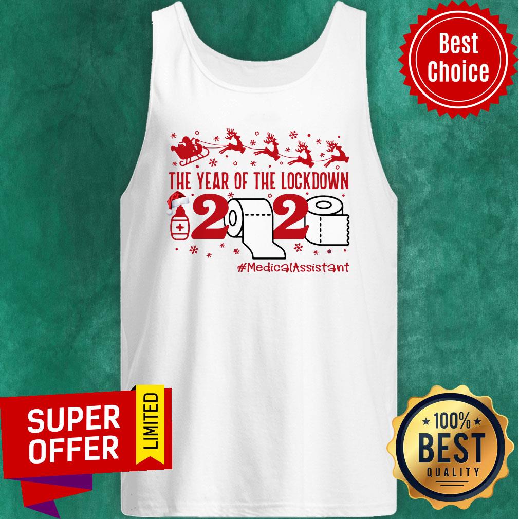 Awesome The Year Of The Lockdown 2020 #MedicalAssistant Christmas Shirt - Image 4