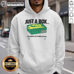 Alternative view of Top Oregon Ducks Just A Box Any Morning Any Evening Any Day T-Shirt