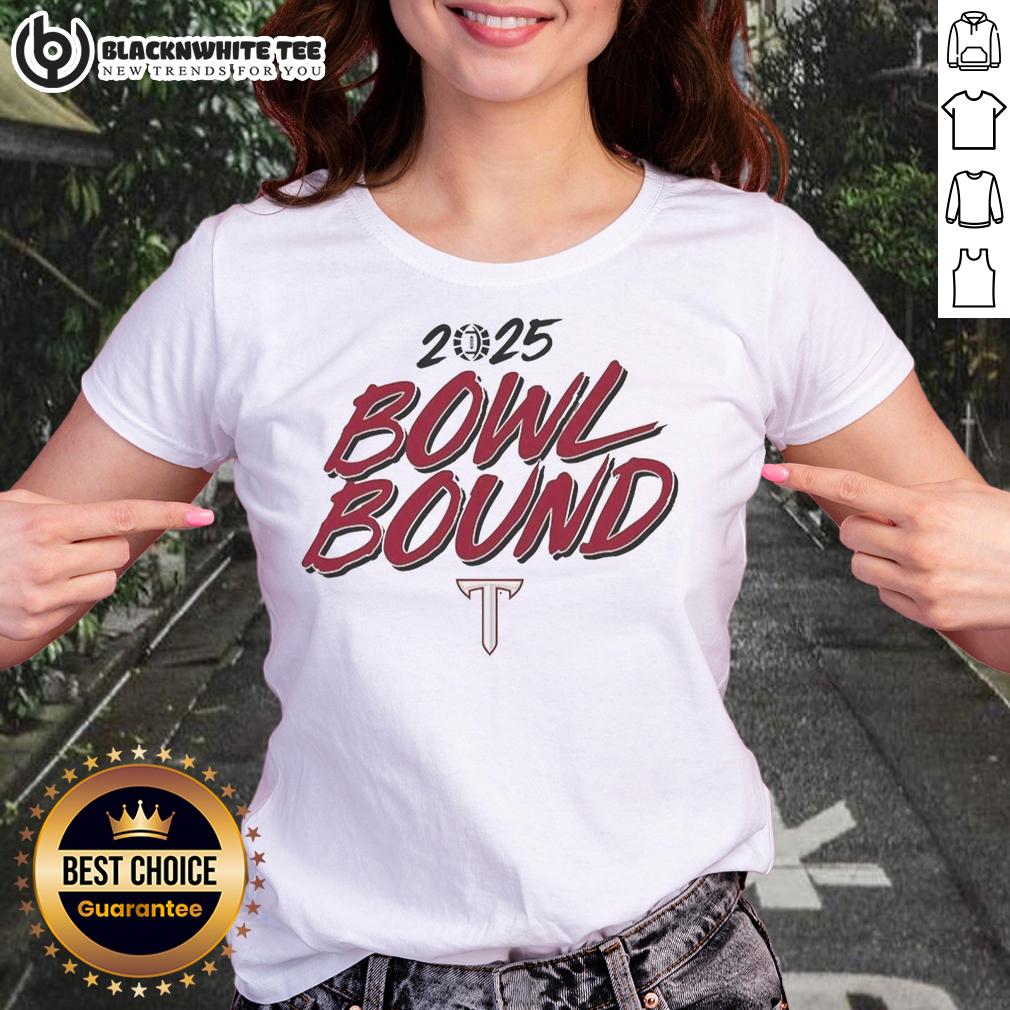 Top Troy Trojans Football 2025 Bowl Bound T-Shirt - Image 3