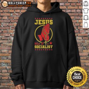 Alternative view of Official Jesus Was A Socialist T-Shirt