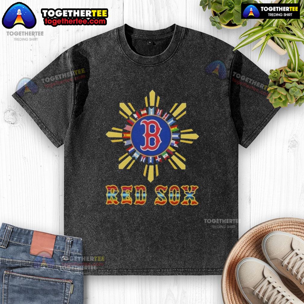 Premium 2025 Boston Red Sox Baseball X Hispanic T-Shirt - Image 6