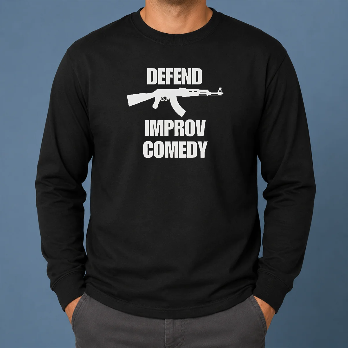Funny Defend Improv Comedy Shirt - Image 6