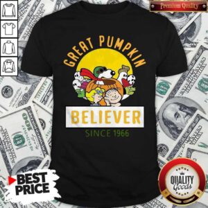 Awesome Great Pumpkin Believer Sine 1966 Shirt
