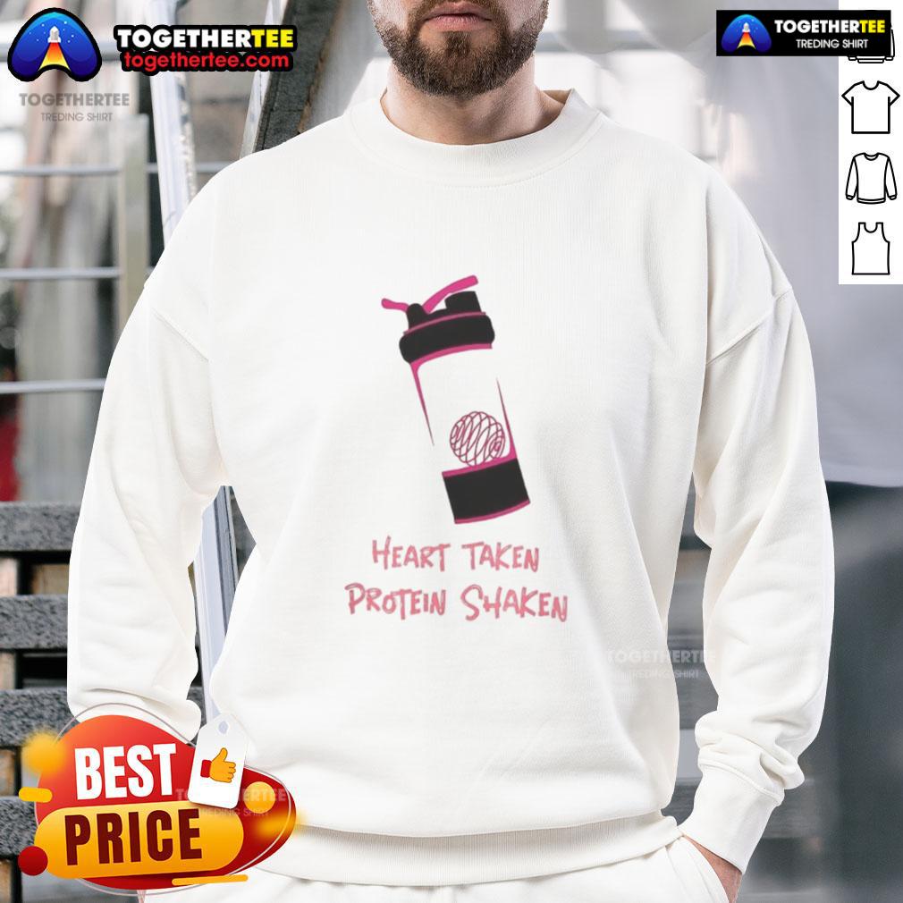 Pretty Heart Taken Protein Shaken T-Shirt - Image 5