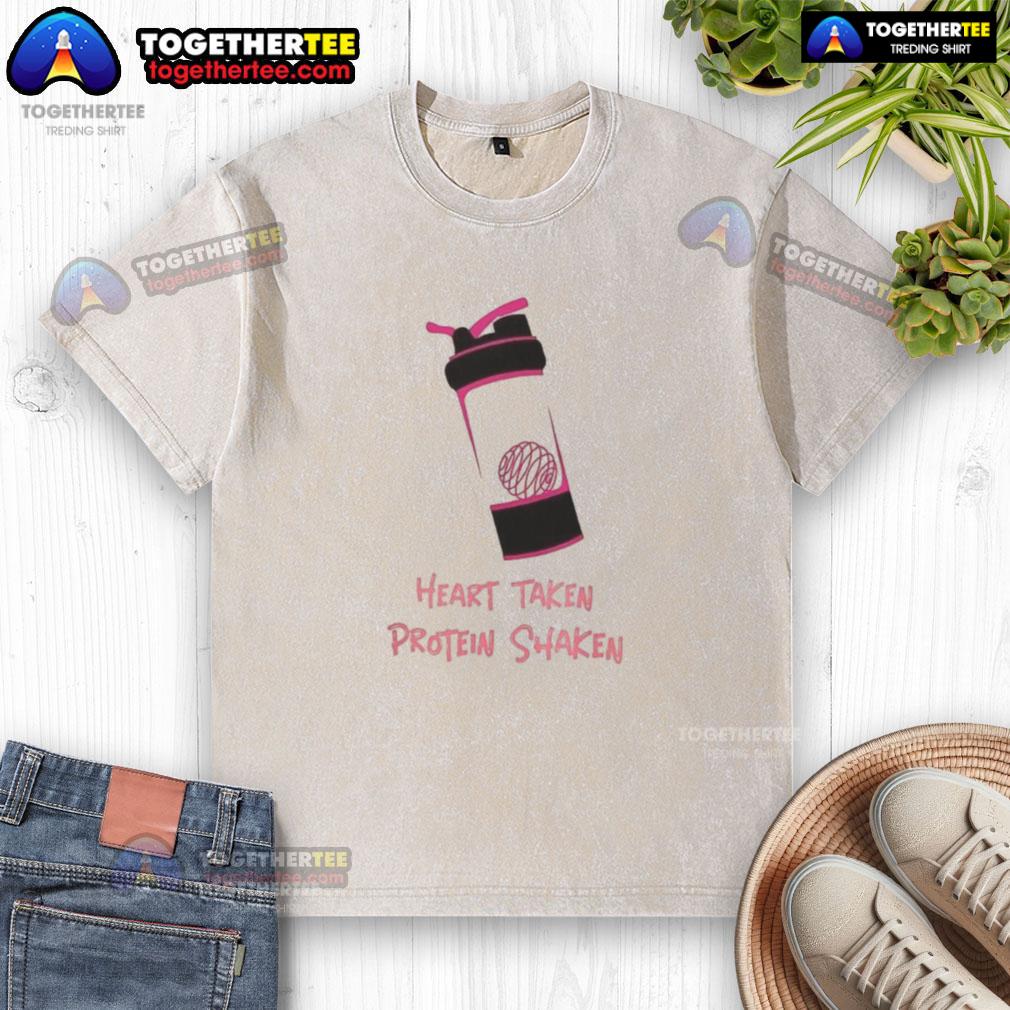 Pretty Heart Taken Protein Shaken T-Shirt - Image 6
