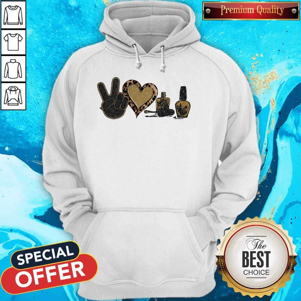 Official Peace Love Nails Diamond Shirt - Image 2