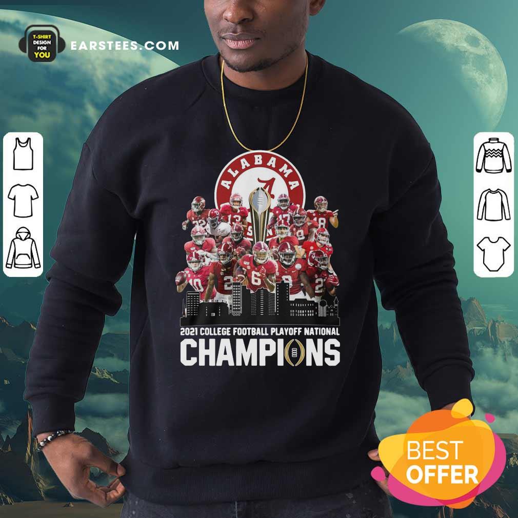 Top Alabama Crimson Tide 2021 College Football Playoff National Champions Shirt - Image 5