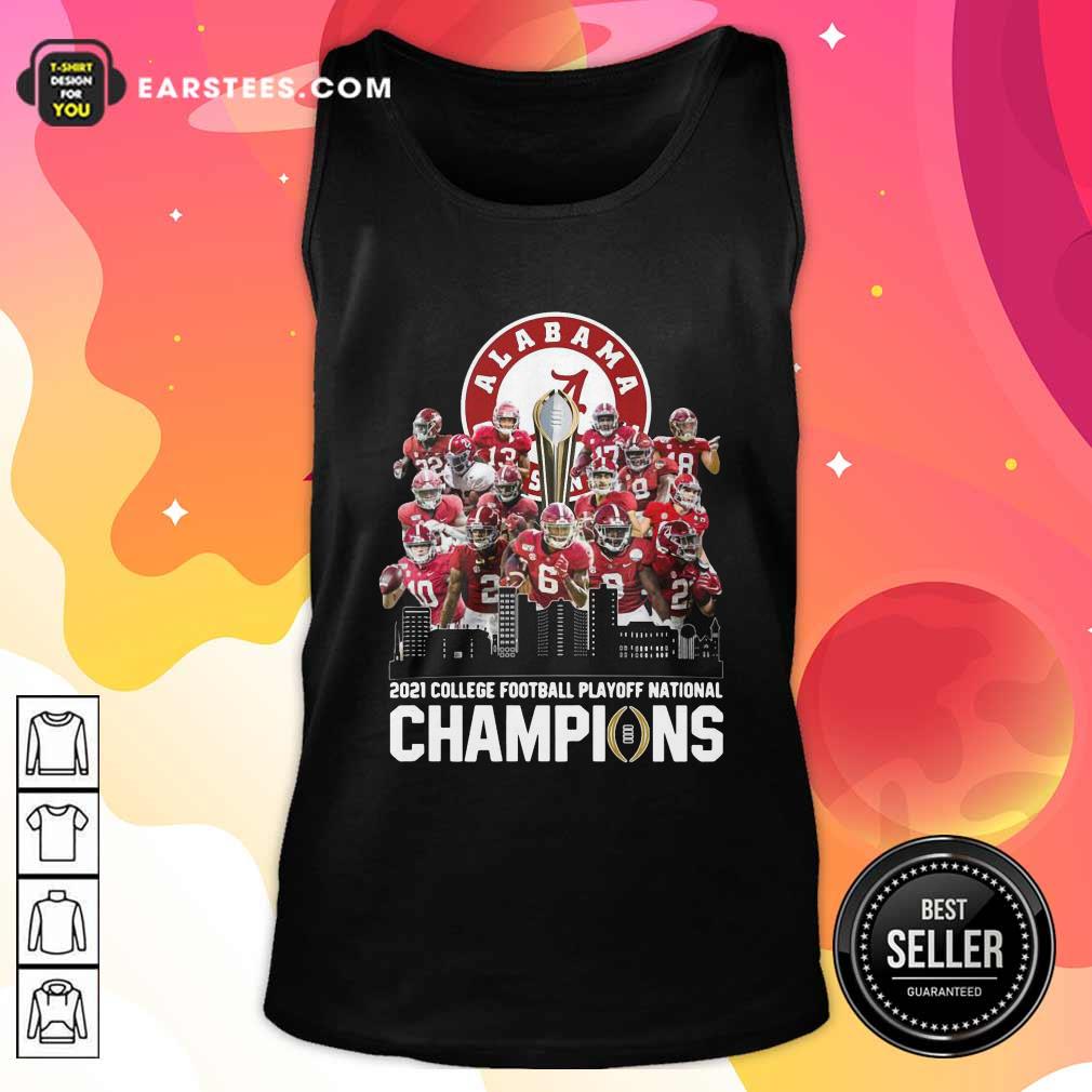 Top Alabama Crimson Tide 2021 College Football Playoff National Champions Shirt - Image 4