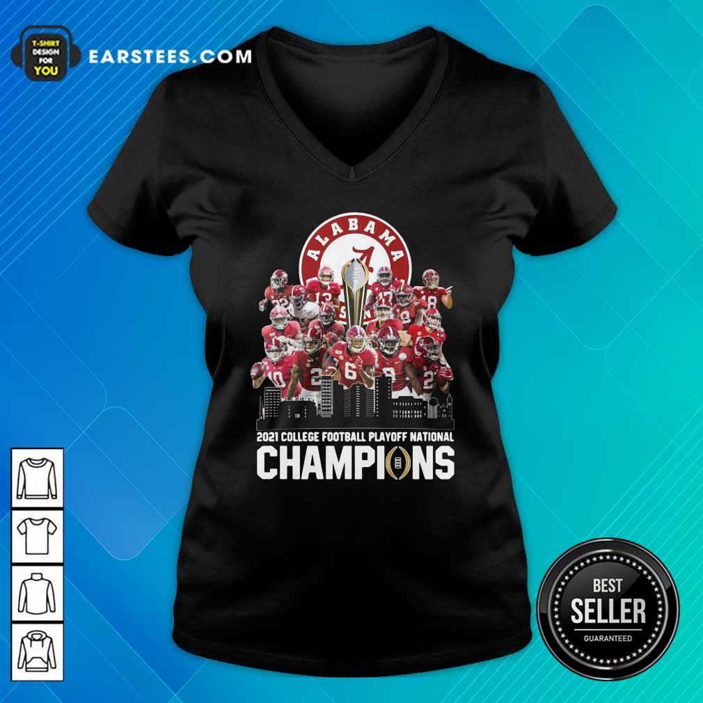 Top Alabama Crimson Tide 2021 College Football Playoff National Champions Shirt - Image 3