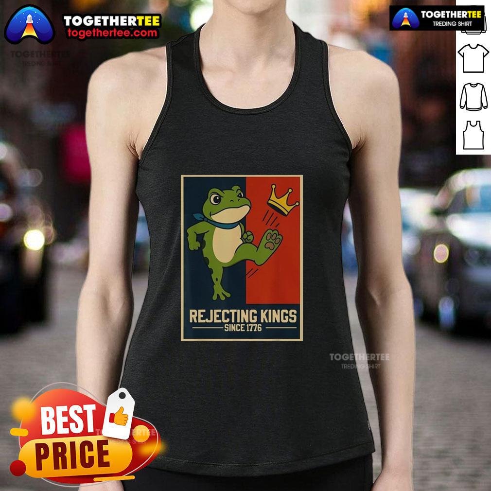 Original Rejecting Kings Since 1776 Portland Frog T-Shirt - Image 4