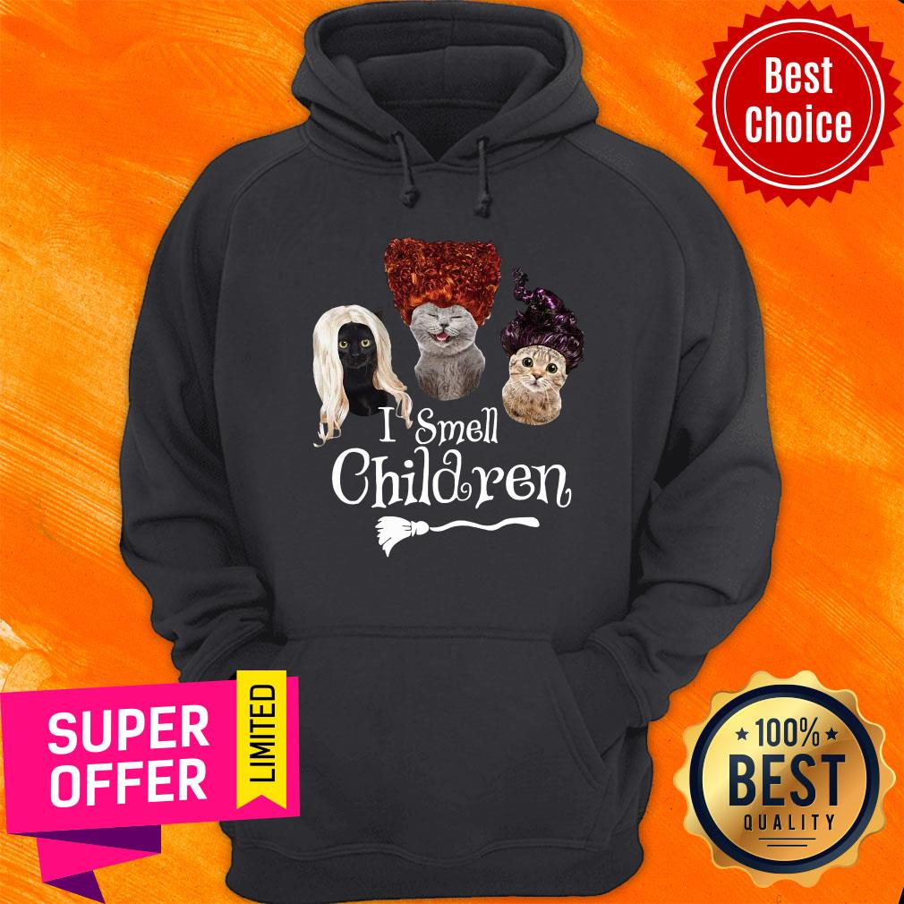 Cats Hocus Pocus I Smell Children Shirt - Image 4